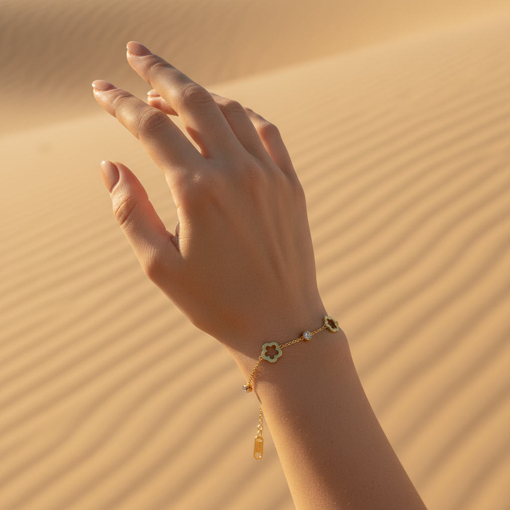 Bracelet Céleste - porté