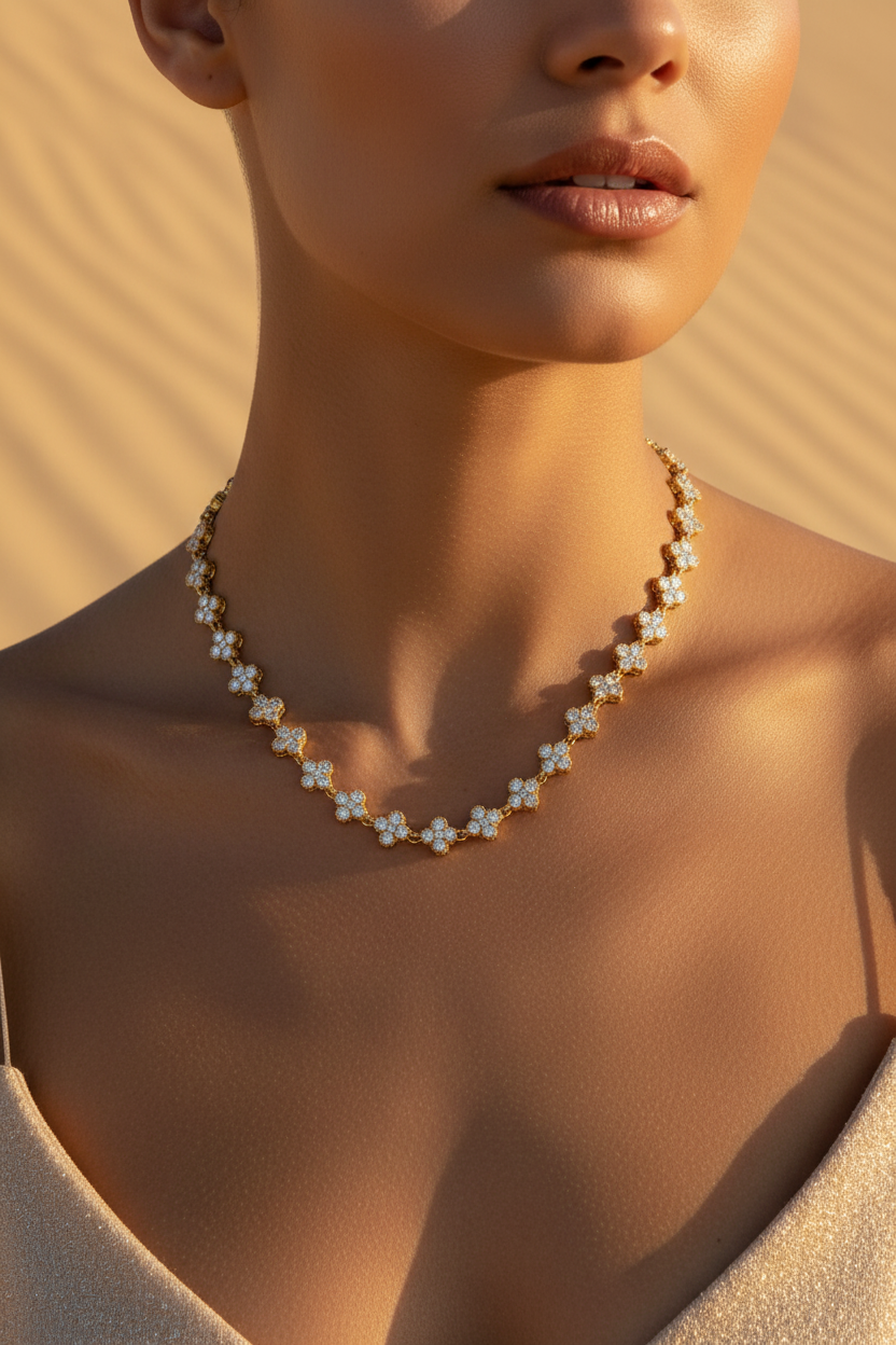 Collier Amira - porté